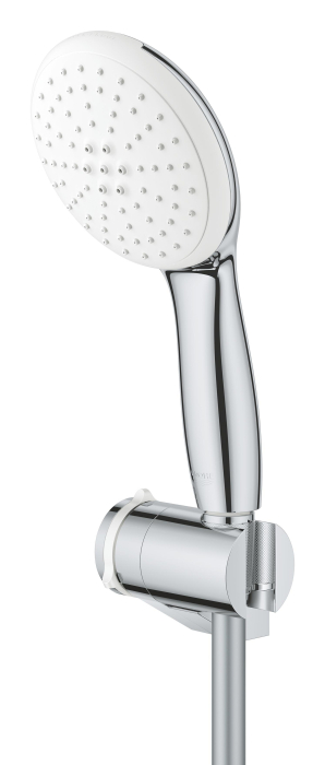 Para de dus Grohe 27601003, 110 mm, 1.75 m, 211 mm, 2 functii, 1/2 racord, sistem anticalcar, suport dus reglabil, Crom [3]