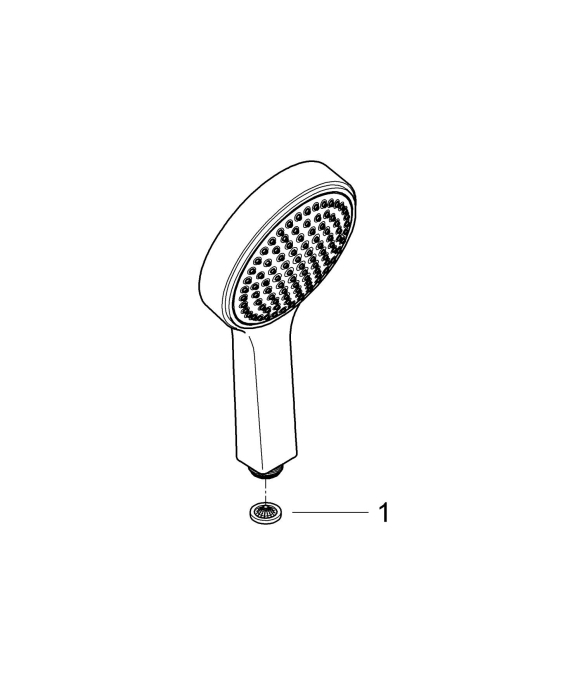 Para de dus Grohe 27661000, 115 mm, 220 mm, 114 mm, 3 functii, 1/2 racord, sistem anticalcar, universal, Crom [3]