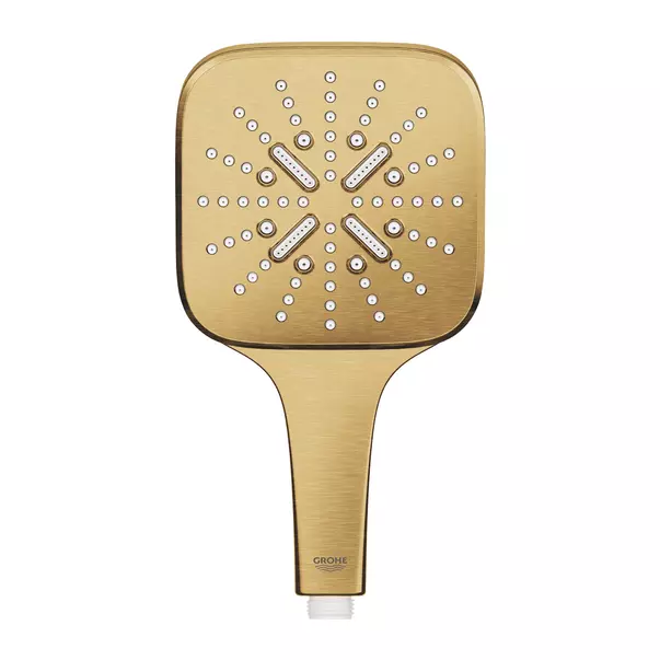 Para de dus Grohe Rainshower SmartActive 130 Cube 3 functii auriu periat Cool Sunrise [2]