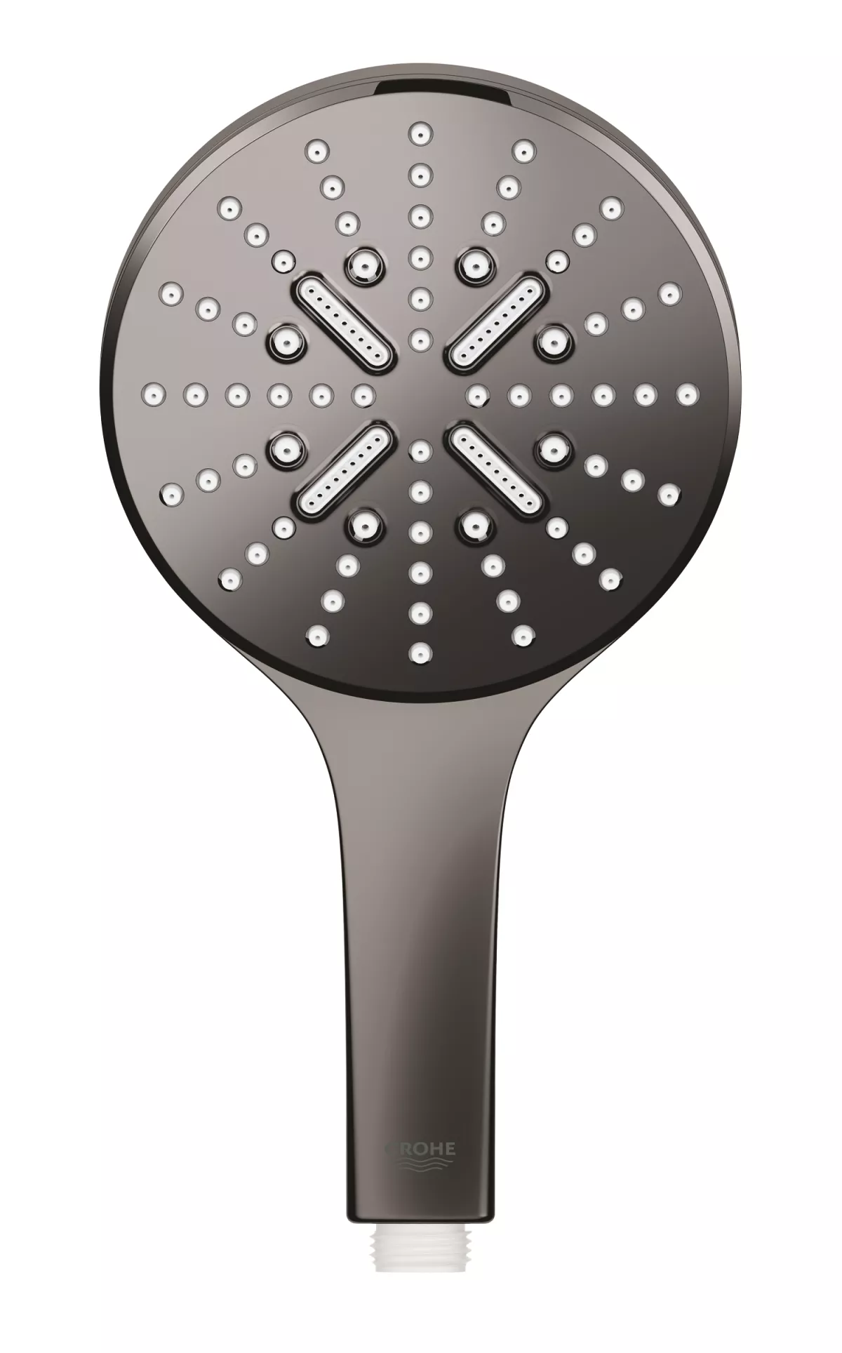 Para de dus Grohe Rainshower SmartActive 130, universala, 3 pulverizari, anti-calcar, lucios, grafit, 26574A00 [3]