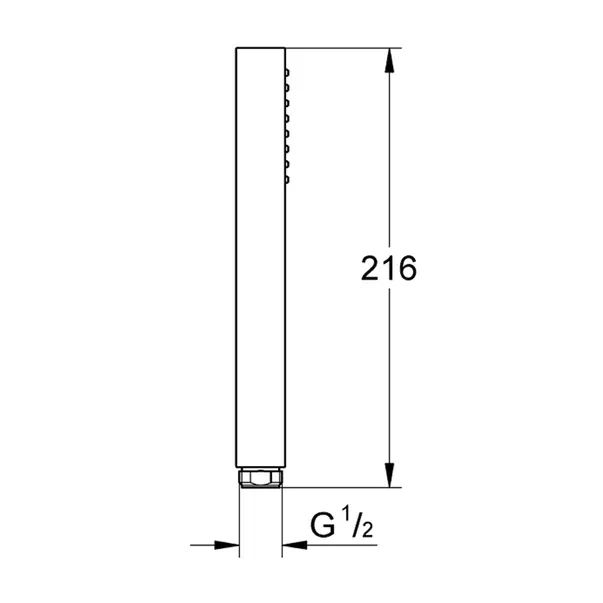 Para de dus Grohe Vitalio Joy Cube crom lucios 1 tip de jet [2]