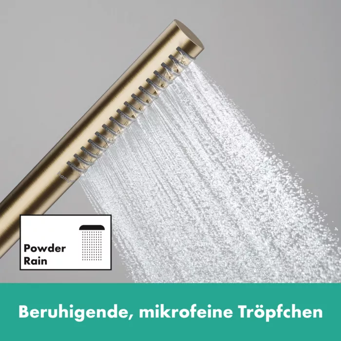 Para de dus Hansgrohe Pulsify S, 25 mm, 1 functie, mat, bronz, 24126140 [5]