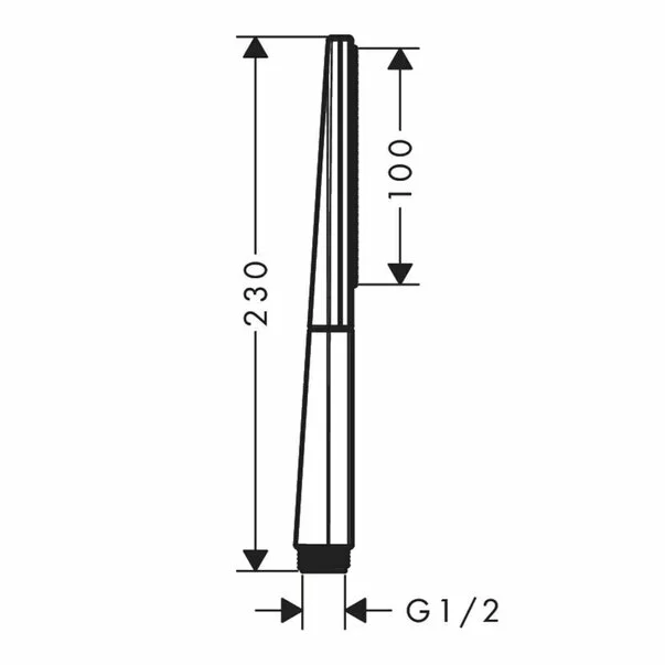 Para de dus Hansgrohe Rainfinity 130 crom lucios 1 tip de jet [2]