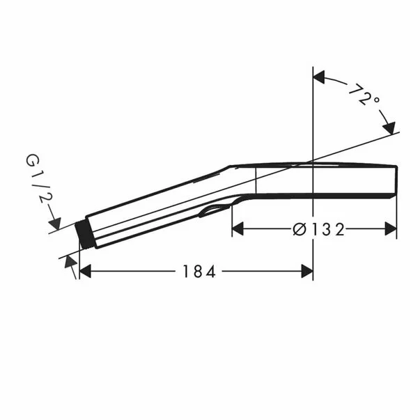 Para de dus Hansgrohe Rainfinity 130 crom lucios 3 tipuri de jet [2]