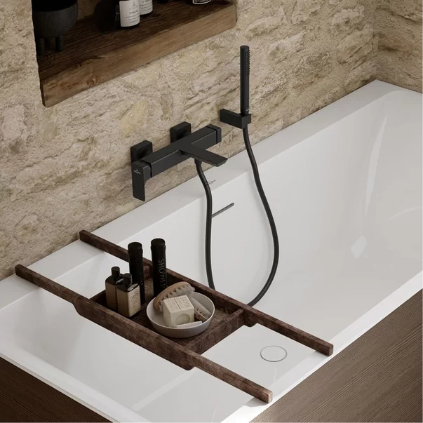 Para de dus Villeroy&Boch Verve negru mat cu 1 functie [2]