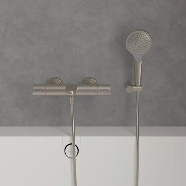 Para de dus Villeroy&Boch Verve nichel periat cu 3 functii [2]