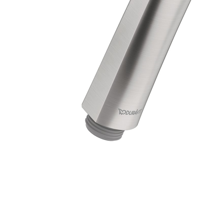 Para dus Duravit UV0652016070, 110 mm, 245 mm, 3 functii, 1/2 racord, sistem anticalcar, Otel satinat [3]