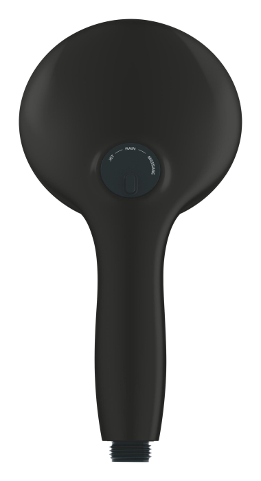 Para dus Grohe 260312431, 110 mm, 7.4 l/min, 240 mm, 3 functii, 1/2 racord, sistem anticalcar, Negru [2]
