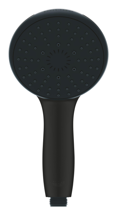 Para dus Grohe 260312431, 110 mm, 7.4 l/min, 240 mm, 3 functii, 1/2 racord, sistem anticalcar, Negru [4]