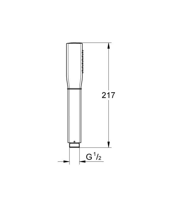 Para dus Grohe 26037IG0, Grandera, 1/2'', 1 functie, metal, crom / auriu [2]