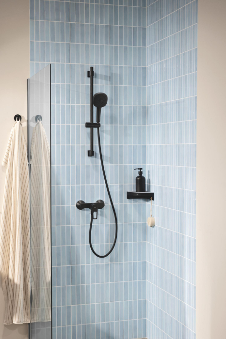 Para dus Grohe 260922431, 110 mm, 7.4 l/min, 240 mm, 3 functii, 1/2 racord, sistem anticalcar, Negru [8]