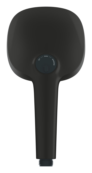 Para dus Grohe 260922431, 110 mm, 7.4 l/min, 240 mm, 3 functii, 1/2 racord, sistem anticalcar, Negru [2]