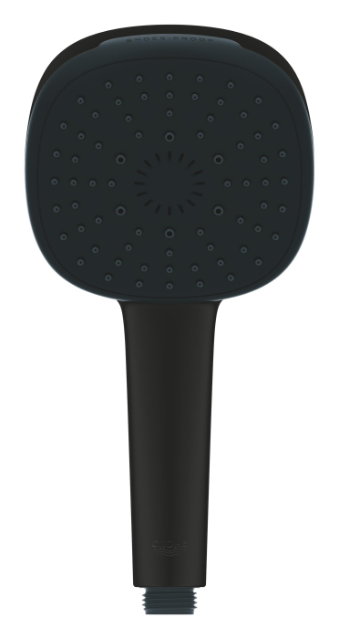 Para dus Grohe 260922431, 110 mm, 7.4 l/min, 240 mm, 3 functii, 1/2 racord, sistem anticalcar, Negru [4]