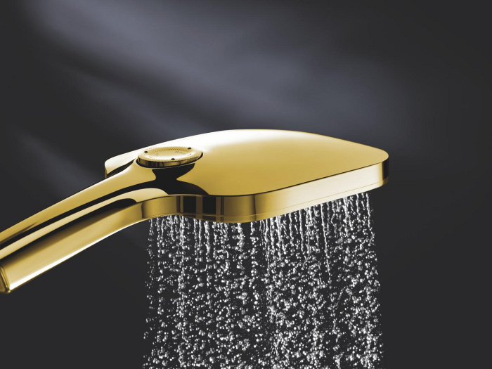 Para dus Grohe 26582GL0, SmartActive Cube, universala, 130 mm, 3 functii, lucios, auriu [7]