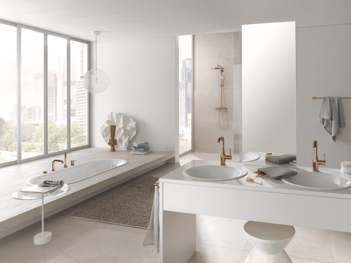 Para dus Grohe 27400DA0, Euphoria Stick, universala, 30 mm, 1 functie, lucios, cupru [6]