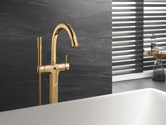 Para dus Grohe 27400GL0, Euphoria Stick, universala, 30 mm, 1 functie, lucios, auriu [4]