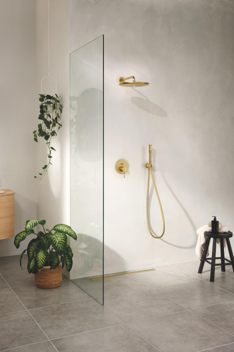 Para dus Grohe 27400GN0, Euphoria Stick, universala, 30 mm, 1 functie, mat, auriu [4]