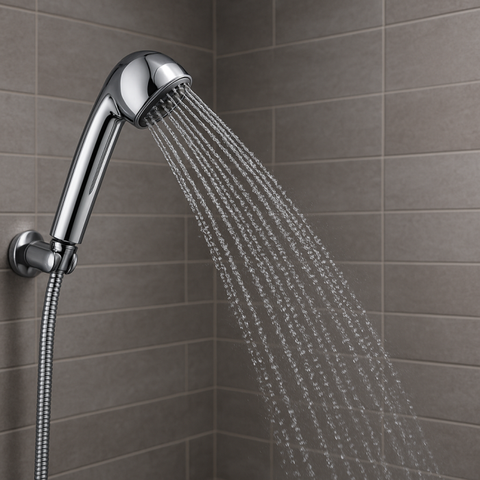 Para dus Remer Rubinetterie 331K47, 2 functii, sistem anticalcar, finisaj crom lucios, ABS cromat [2]