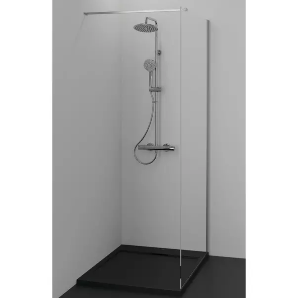 Paravan de dus tip Walk-in Ideal Standard i.life 100x200 cm sticla 8 mm argintiu [7]