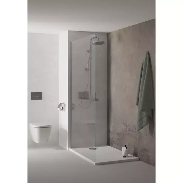 Paravan de dus tip Walk-in Ideal Standard i.life 120x200 cm sticla 8 mm argintiu [6]