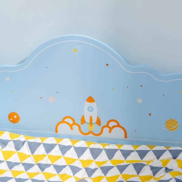  Pat Copii 3-6 Ani - Design Spatial, Albastru Deschis [8]