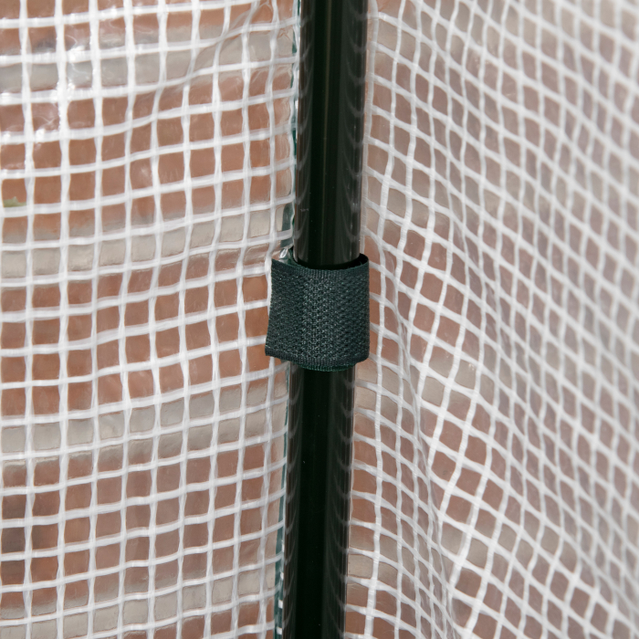  Pat pentru Gradina Ridicat cu Acoperis din PE, Jardiniera Ridicata din Brad cu 4 Gauri de Drenaj, pentru Flori si Legume, pentru Gradina, Balcon, 121x55x117 cm, Gri inchis [8]