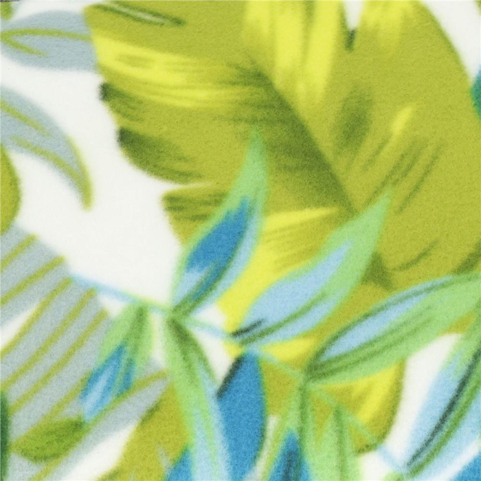 Patura pentru picnic sau plaja, cu folie izolatoare si maner, 150x200cm, model frunze, verde [9]