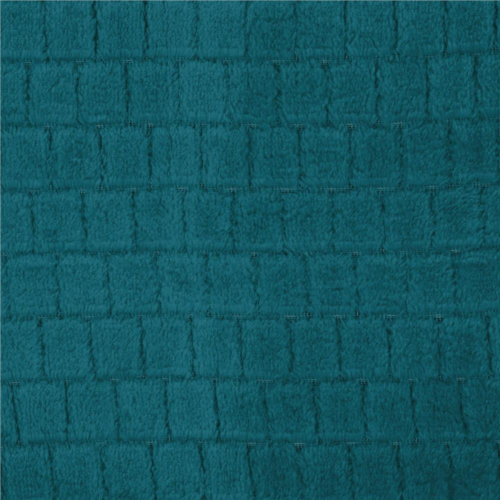 Patura pufoasa pentru 2 persoane, 2 fete, model in relief, 160x200cm, verde marin [11]