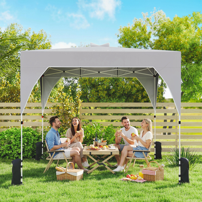  Pavilion 3x3m Pliabil, Montaj Usor cu Buton, UPF 50+ Protectie [9]