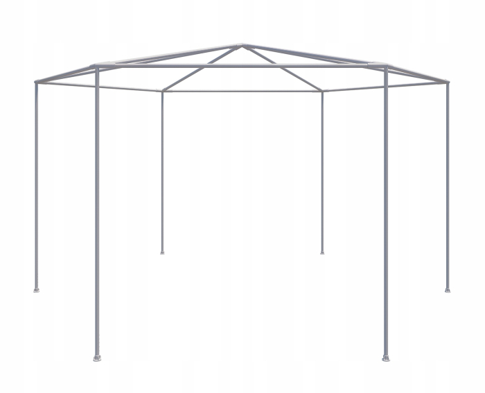Pavilion cu plasa anti-insecte, fermoar, hexagonal, 200cm, Verde [7]