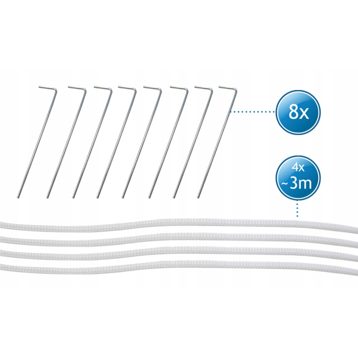 Pavilion cu plasa anti-insecte si fermoar, patrat, 3x3m, Verde [13]
