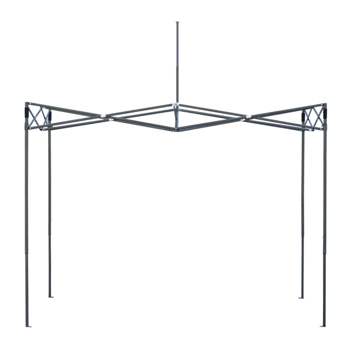 Pavilion pliabil de gradina 3x3 m, cu 3 pereti laterali pentru protectie impotriva vantului si ploii usoare, prelata hidrofoba Oxford 420D, cadru din [13]