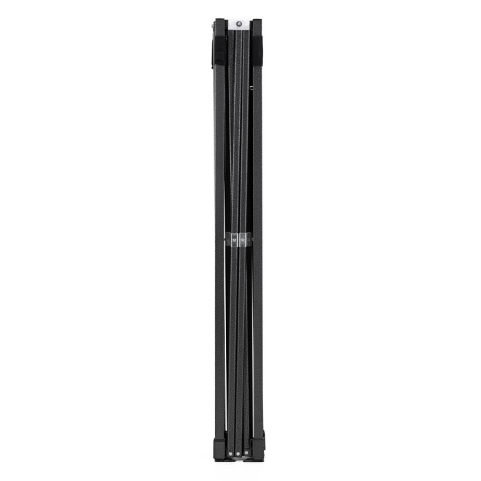 Pavilion pliabil gradina 3x3 m cu acoperis impermeabil si 3 pereti laterali, structura metalica, inaltime reglabila, negru [18]