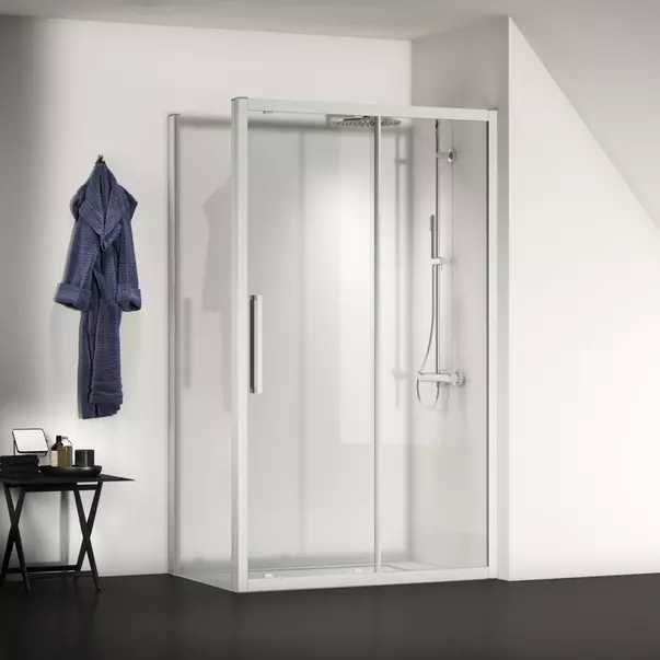 Perete lateral Ideal Standard i.life 90 cm sticla 8 mm argintiu [3]