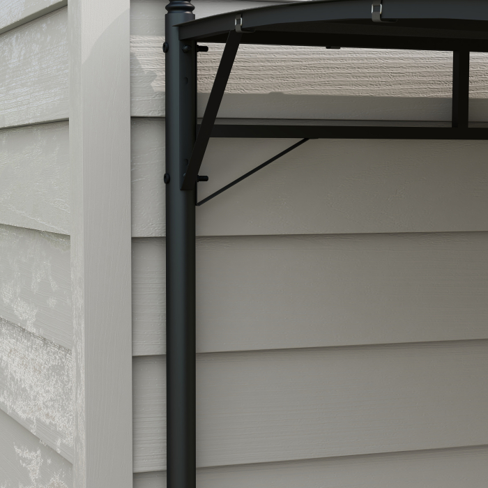  Pergola 3 x 4m, Foisor pentru exterior, Gri [9]