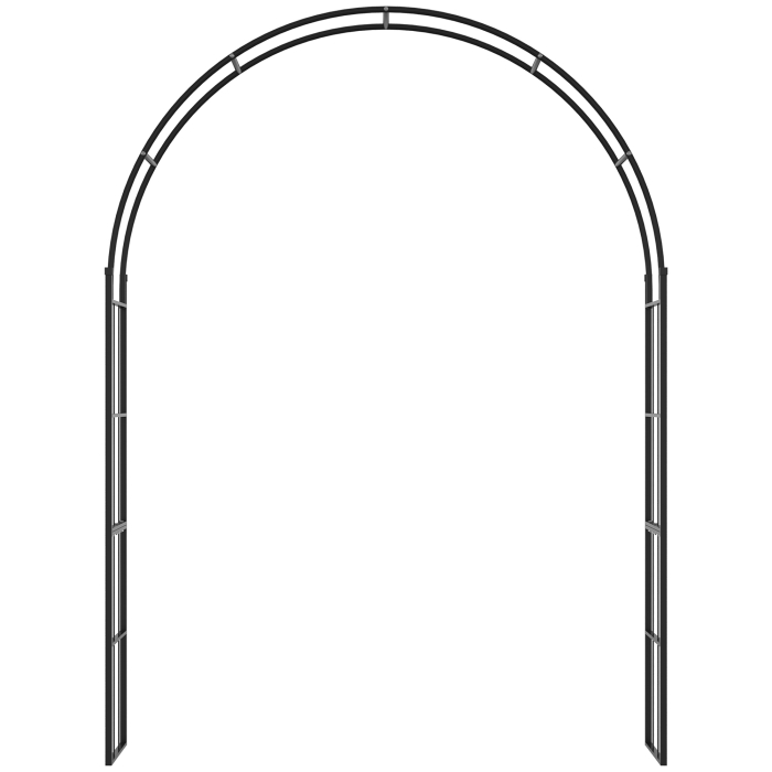  Pergola de Gradina de 2.23 m, Bolta de Nunta pentru Ceremonie, Spalier Ideal pentru Cataratori si Decoratiuni [7]
