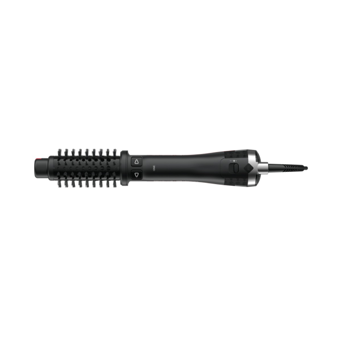 Peria rotativa cu aer cald Rowenta Karl Lagerfeld Pro Stylist CF961LF0, 750W, tehnologie Pro Dual Motion, generator de ioni, înveliş exclusiv Keratin & Glow, cablu 1.8m, negru&rosu [4]