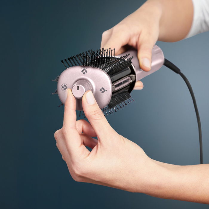 Perie cu aer cald Rowenta Air Brush 3D Nano UB9D30E0, 810 W, flux de aer 160 km/h, 3 trepte viteza si temperatura, tehnologie Air Switch, functie ioni [8]
