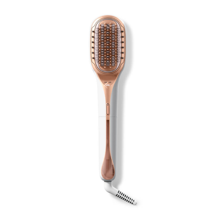 Perie de par reparatoare cu abur Rowenta Hair Therapist™ CF9920F0, 165 W, tehnologie Thermal Care, invelis Keratin, oprire automata, afisaj LED, alb [8]
