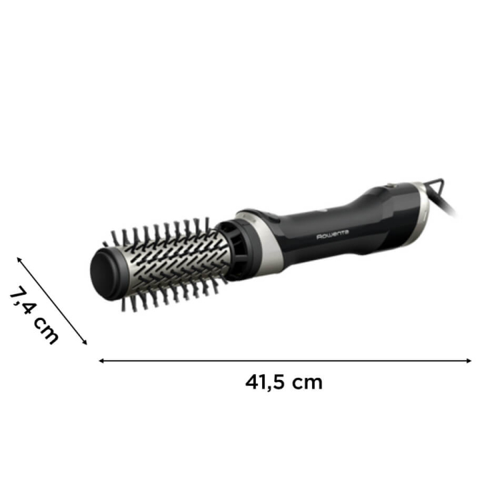 Perie rotativa cu aer cald Rowenta Brush Activ UB9530F0, 1000W, 2 trepte de viteza/temperatura, 2 perii rotative 40/50mm, concentrator aer, husa inclusa, functie jet de aer rece, generator de ioni, in [9]