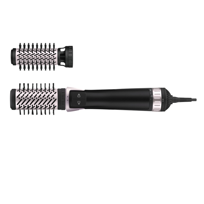 Perie rotativa Rowenta Brush Activ' Dry & Style CF9550F0, 1000 W, generator de ioni, jet de aer rece, inel de agatare, negru [5]