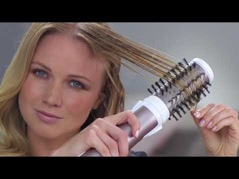Perie rotativa Rowenta Brush Activ' Premium Care CF9540, 1000W, 2 trepte, 2 viteze, ionizare, 2 perii, Cashmere Keratin,  înveliş ceramic, roz [2]