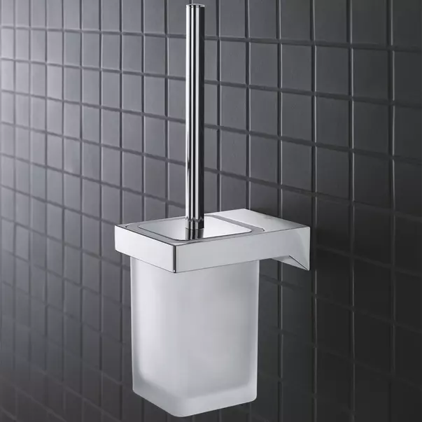 Perie WC Grohe Selection Cube crom lucios [3]