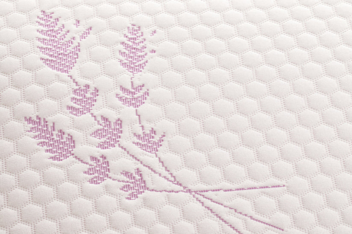Perna Brius Memory Tricot Lavander, Tricot 100%, infuzie cu ulei de lavanda, Umplutura perna, Burete memory foam, 40x70 [2]