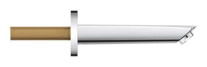 Pipa cada Grohe 13448003, 171 mm, 68 mm, 1/2 diametru conexiune, pe perete, aparent, eurosmart gama, Crom [5]