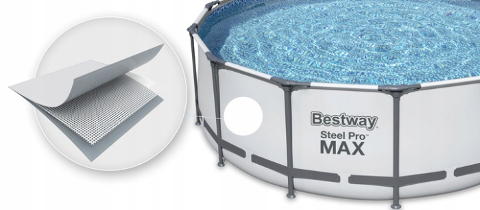 Piscina cadru metalic Bestway, 366x100cm, 9.150 litri, cu pompa de filtrare si scara [3]