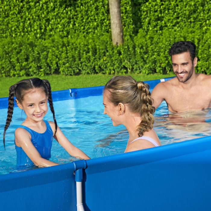 Piscina cadru metalic Bestway 56411 Steel Pro Frame, 300x201x66 cm, 3.300 litri, cu pompa de filtrare [4]