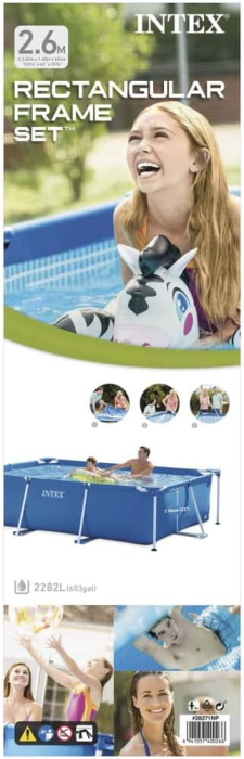 Piscina cadru metalic Intex, 260x160x65 cm, 2.300 litri [3]