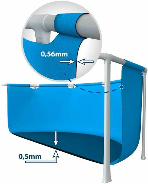 Piscina cadru metalic Intex 28274NP, 450x220x84 cm, 7.100 litri, cu toate accesoriile [11]