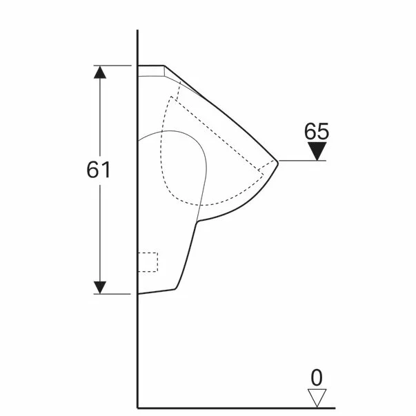 Pisoar cu alimentare ascunsa Geberit Selnova [5]